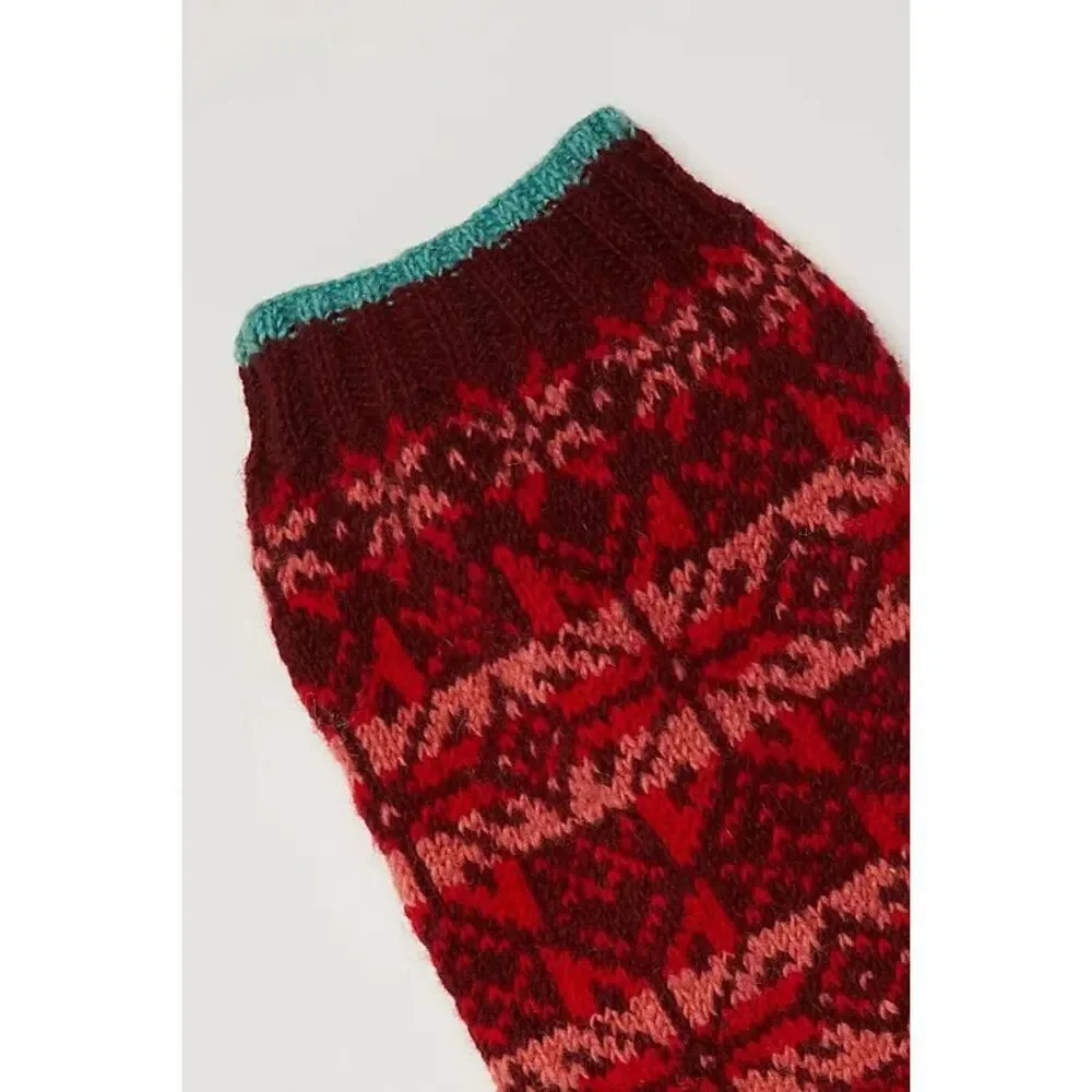 New Free People x French Knot Snowflake Dog Sweater Size S